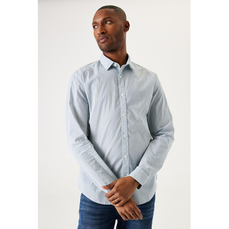 chemise homme  garcia t41280_men`s shirt ls