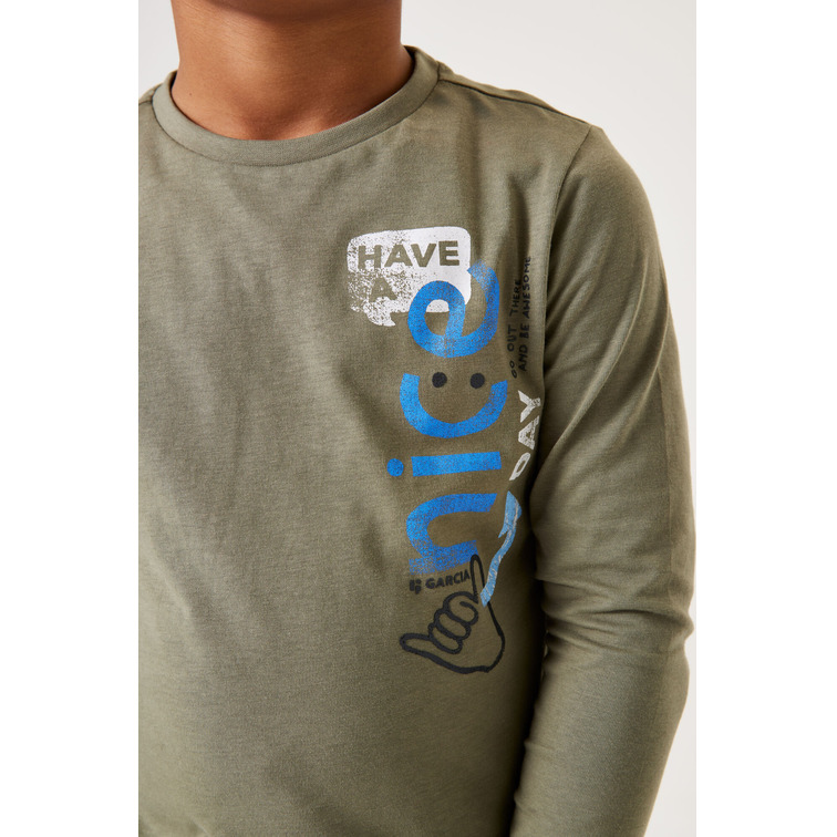 t-shirt garçon  garcia t45600_boys t-shirt ls