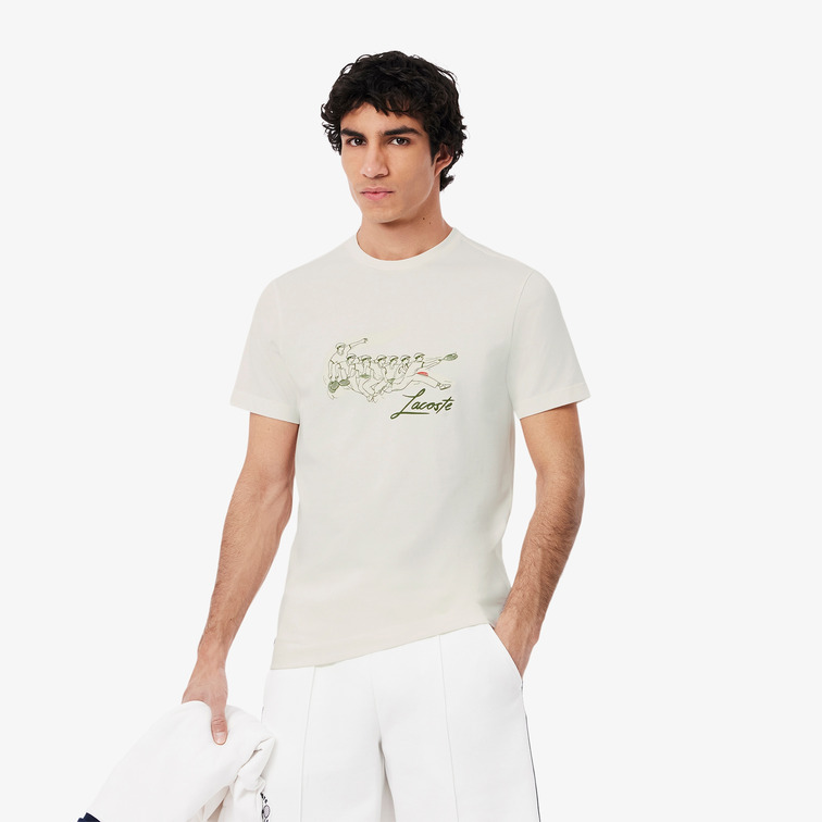 t-shirt homme  lacoste tee-shirt