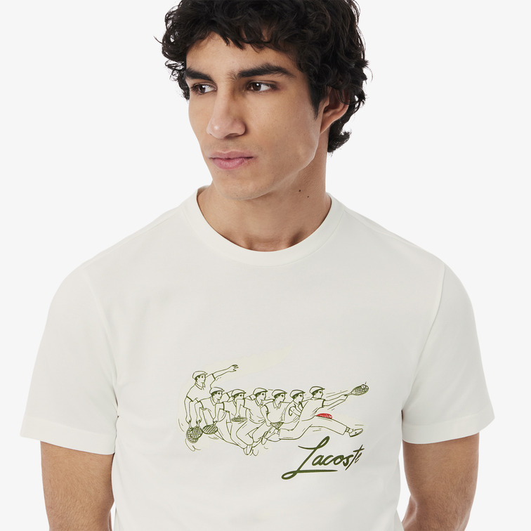 t-shirt homme  lacoste tee-shirt