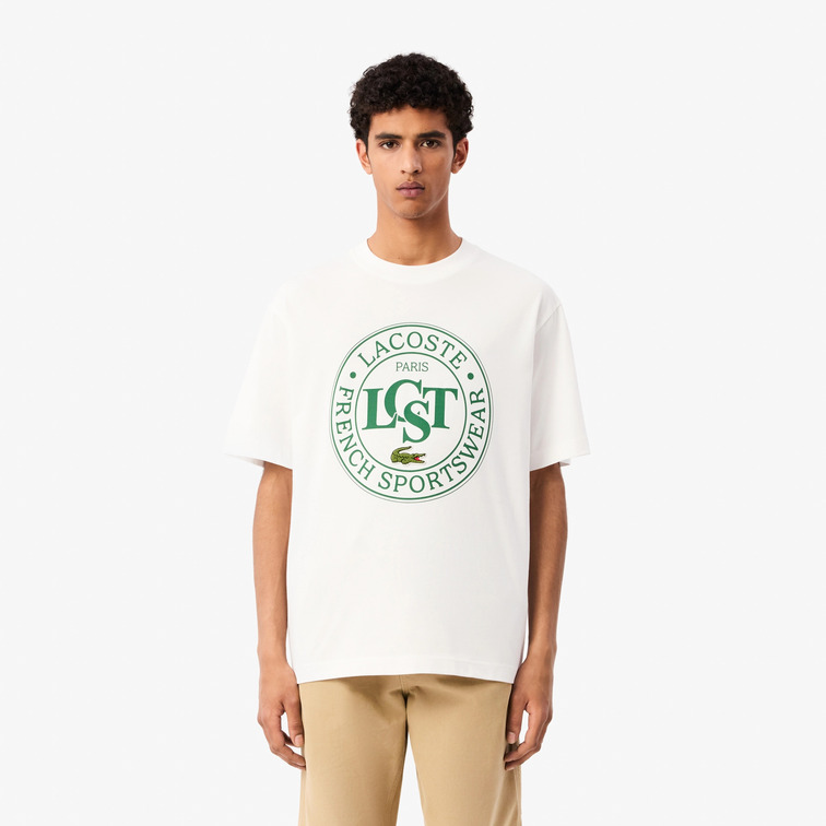 t-shirt homme  lacoste tee-shirt