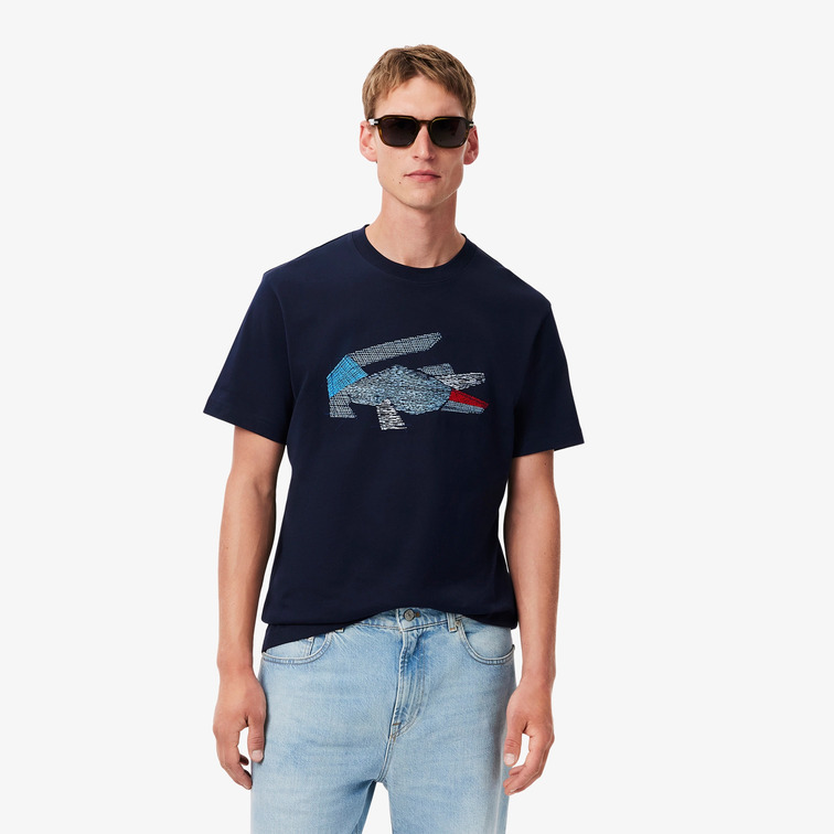 t-shirt homme  lacoste tee-shirt