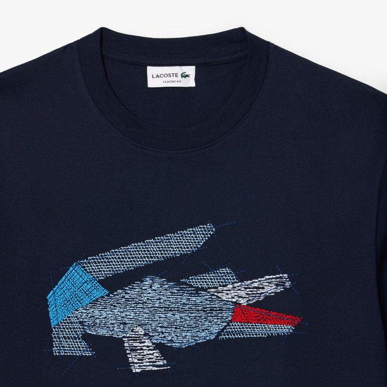 t-shirt homme  lacoste tee-shirt