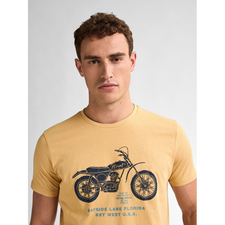 t-shirt homme  petrol industries men t-shirt ss photo print