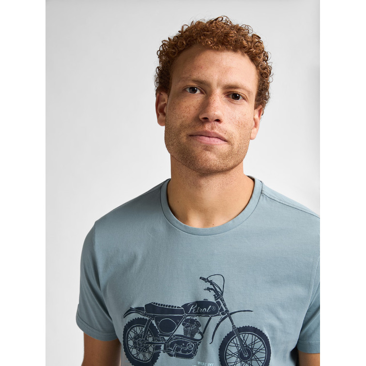 t-shirt homme  petrol industries men t-shirt ss photo print