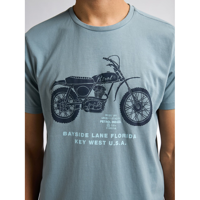 t-shirt homme  petrol industries men t-shirt ss photo print