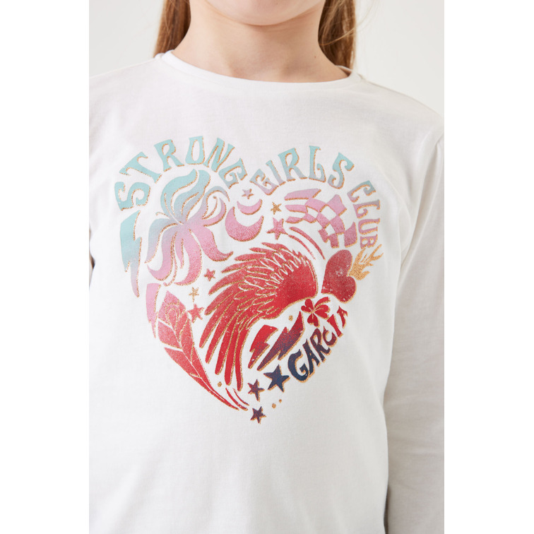 t-shirt fille  garcia u44401_girls t-shirt ls