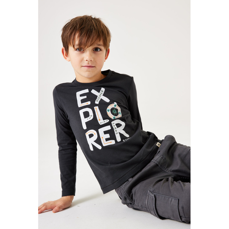 t-shirt garçon  garcia v45600_boys t-shirt ls