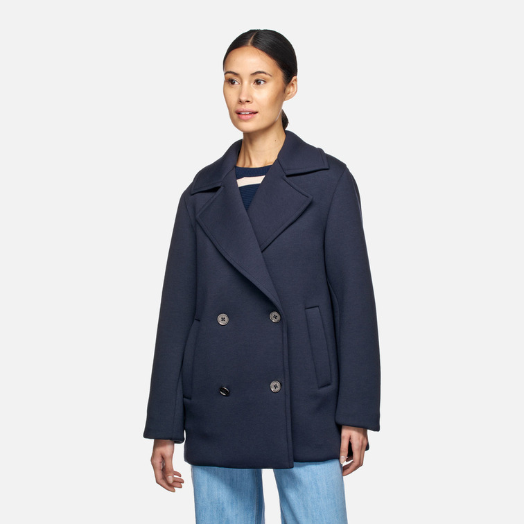 manteau femme  geox w gardenia peacot