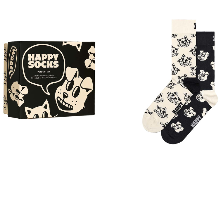  happy 2 pack pets socks gift set