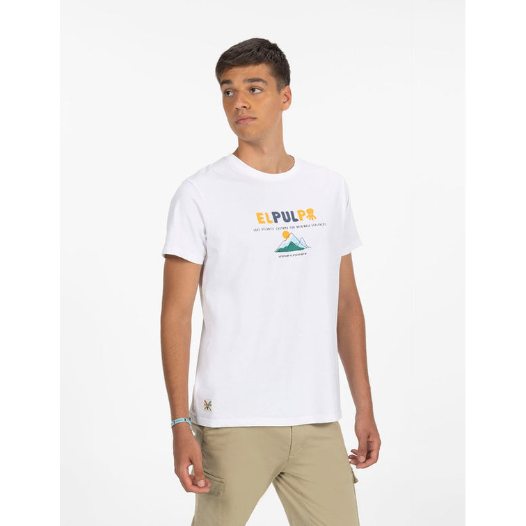 t-shirt homme  pulpo t-shirt estampado montañas re