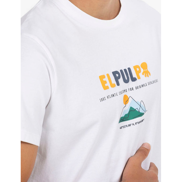 t-shirt homme  pulpo t-shirt estampado montañas re