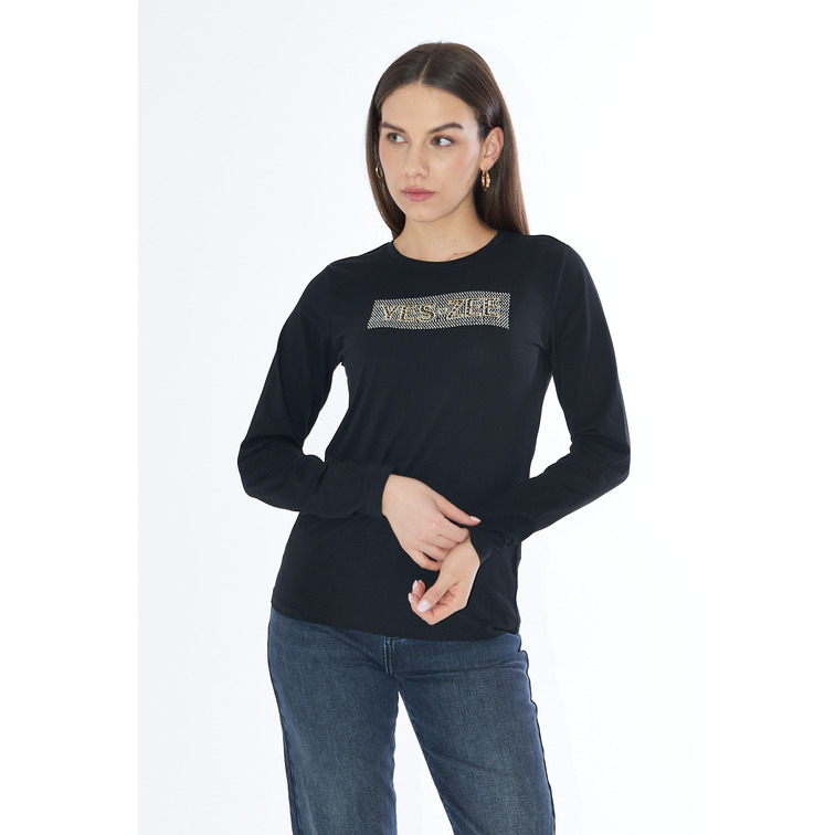 t-shirt femme  yeszee t-shirt donna girocollo, m/l