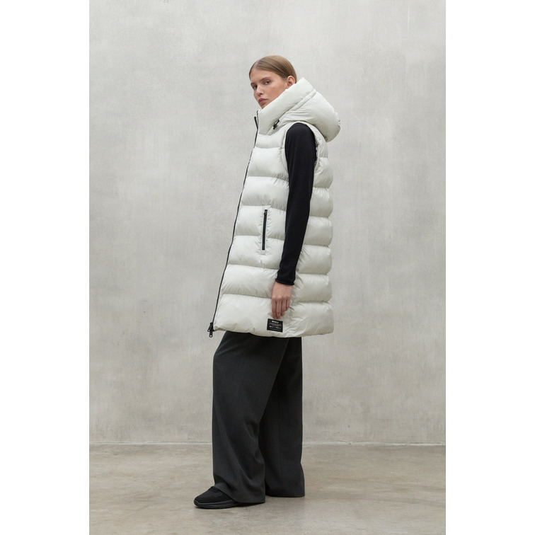 manteau femme  ecoalf manliealf vest woman