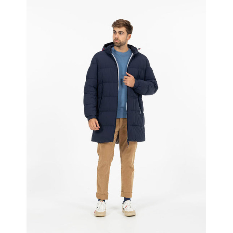 cazadora homme  pulpo manteau acolchado mensaje tibet