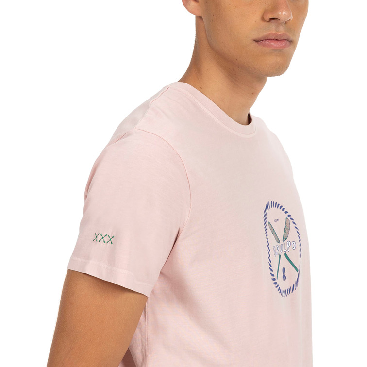 t-shirt homme  pulpo t-shirt estampado relieve rem