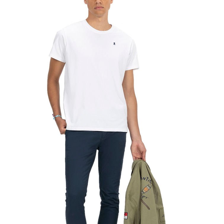 t-shirt homme  pulpo t-shirt  new basic logo blanc