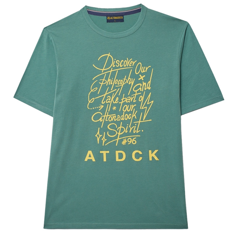 t-shirt homme  altona ropa t-shirt verde oscuro