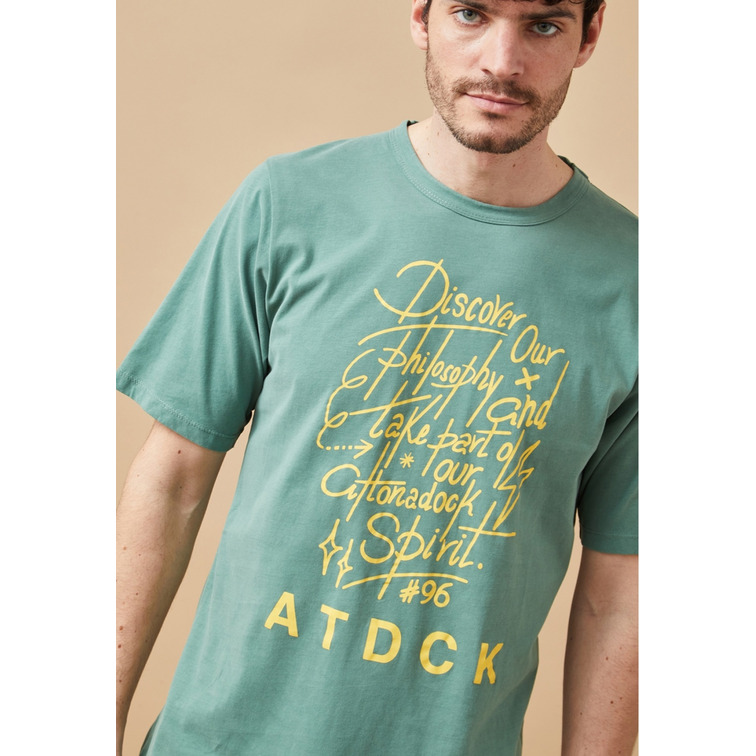 t-shirt homme  altona ropa t-shirt verde oscuro