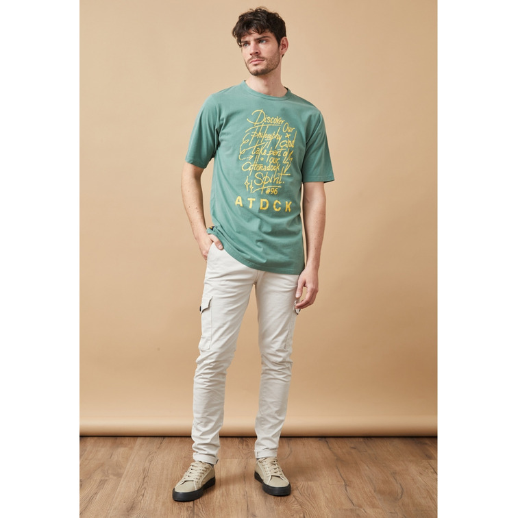 t-shirt homme  altona ropa t-shirt verde oscuro