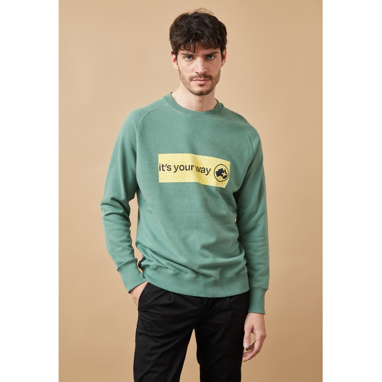 sweat-shirt homme  altona ropa sweat-shirt verde oscuro