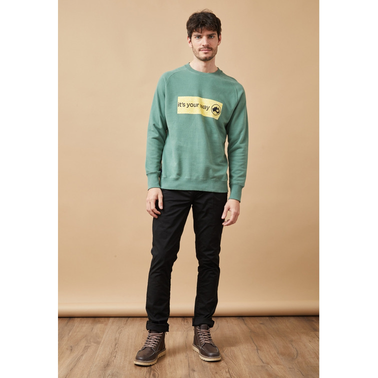 sweat-shirt homme  altona ropa sweat-shirt verde oscuro