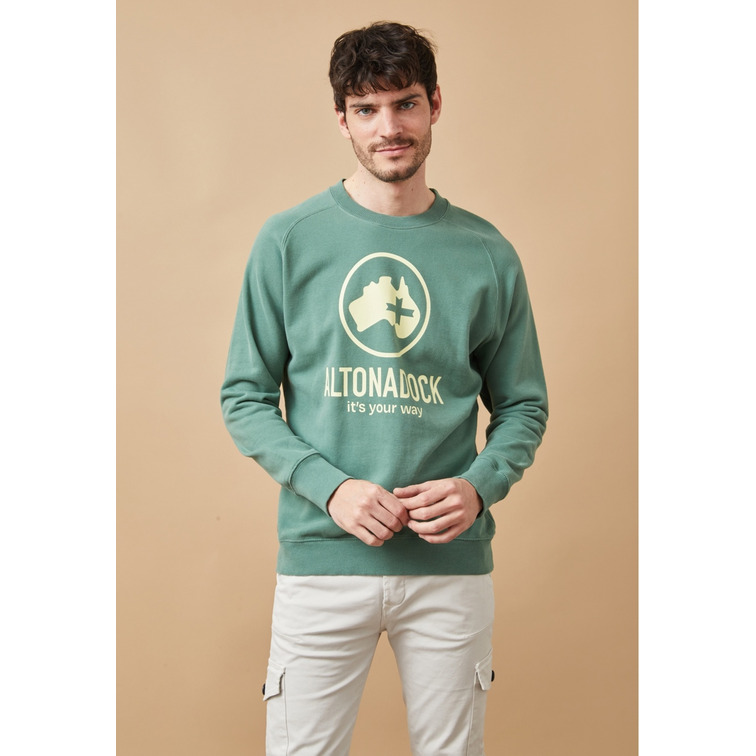 sweat-shirt homme  altona ropa sweat-shirt verde oscuro