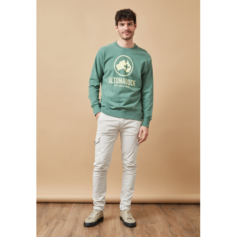 sweat-shirt homme  altona ropa sweat-shirt verde oscuro