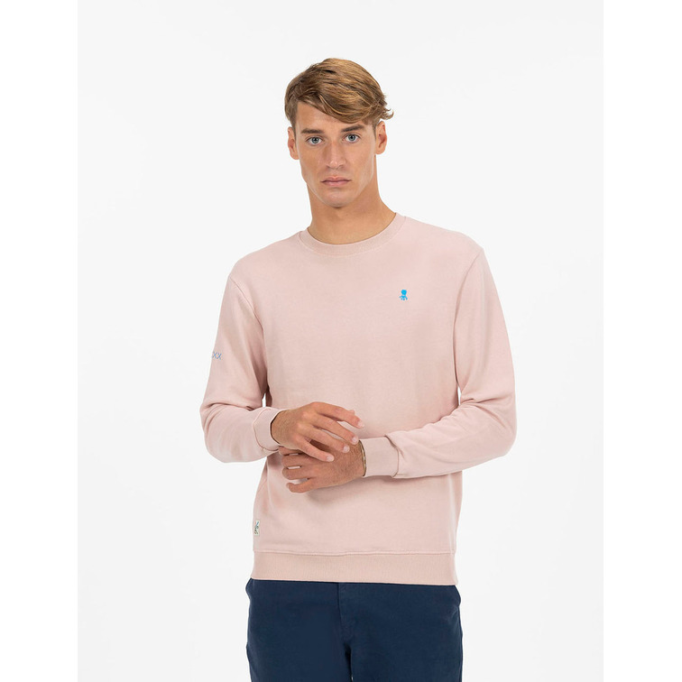 sweat-shirt homme  pulpo sweat-shirt lavada bordado contra