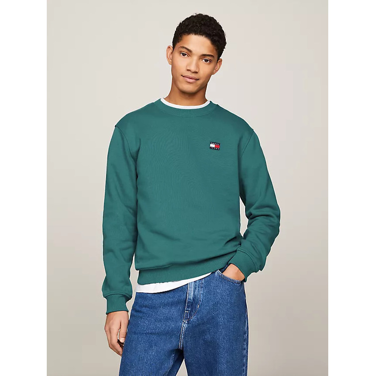 sweat-shirt homme  th tjm reg badge crew ext