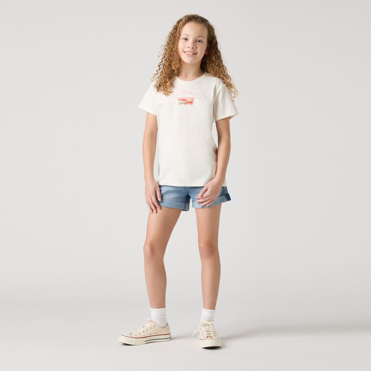 le short fille  levi's lvg girlfriend shorts