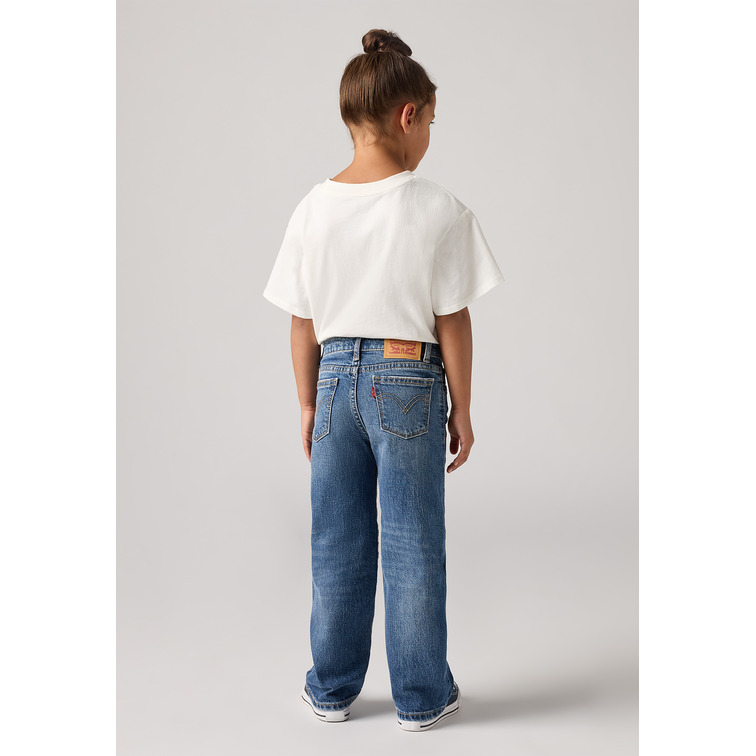 jeans fille  levi's junior lvg wide leg w/ destruction