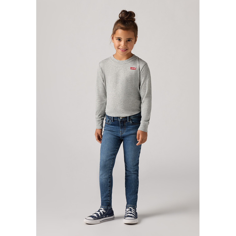 jeans fille  levi's junior lvg 710 super skinny