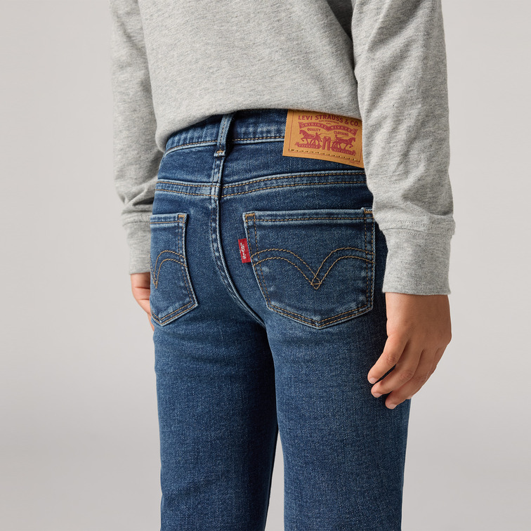 jeans fille  levi's junior lvg 710 super skinny