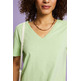 t-shirt femme  ESPRIT f_slub v tee