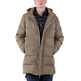 cazadora homme  ganso manteau largo plumas beige