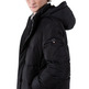 cazadora homme  ganso manteau largo plumas negro