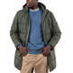 homme manteau largo plumas verde u