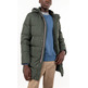 homme manteau largo plumas verde u