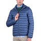 cazadora homme  ganso blouson acolchada básica azul