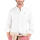 chemise homme  el ganso chemise algodón garment dyed bl