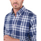 chemise homme  el ganso chemise tartán marino