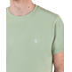 chemise homme  ganso t-shirt garment dyed verde