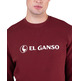 sweat-shirt homme  ganso sweat-shirt logo ganso granate