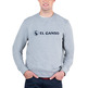 sweat-shirt homme  ganso sweat-shirt logo ganso gris