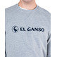 sweat-shirt homme  ganso sweat-shirt logo ganso gris