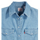 chemise femme  levi's iconic western light indigo -