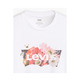 t-shirt femme  levis the perfect tee floral bw fill