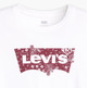 t-shirt femme  levis the perfect tee emme patchwork