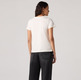 t-shirt femme  levi's the perfect tee whites